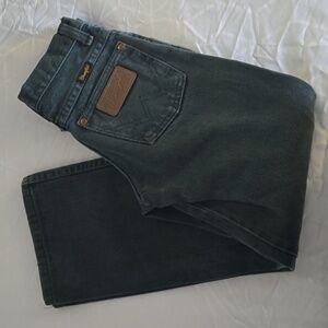 Wrangler jeans, green, 10 reg